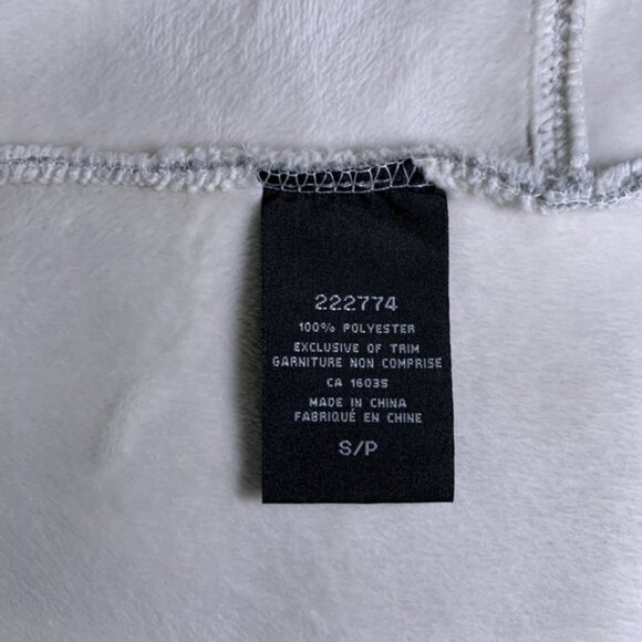 Lady Hathaway Lined Grey Fleece Zip-Up Jacket SMALL - Picture 5 of 12